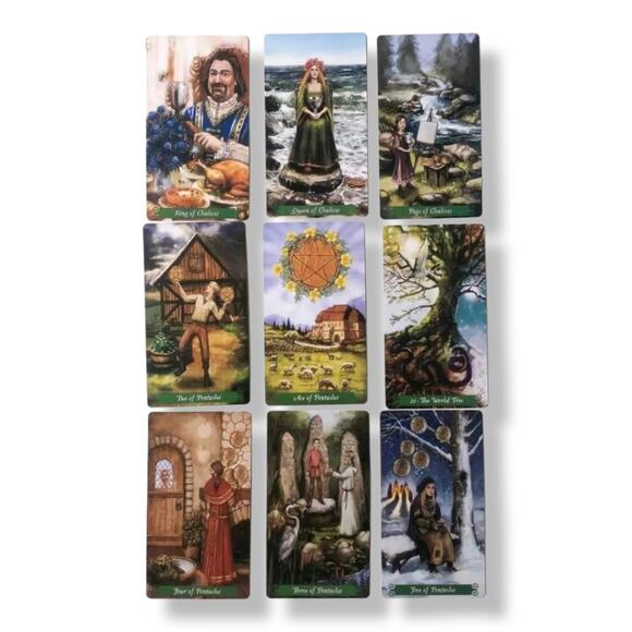New Wrapped The Green Witch Tarot Medium Deck Travellers - Picture 4 of 6